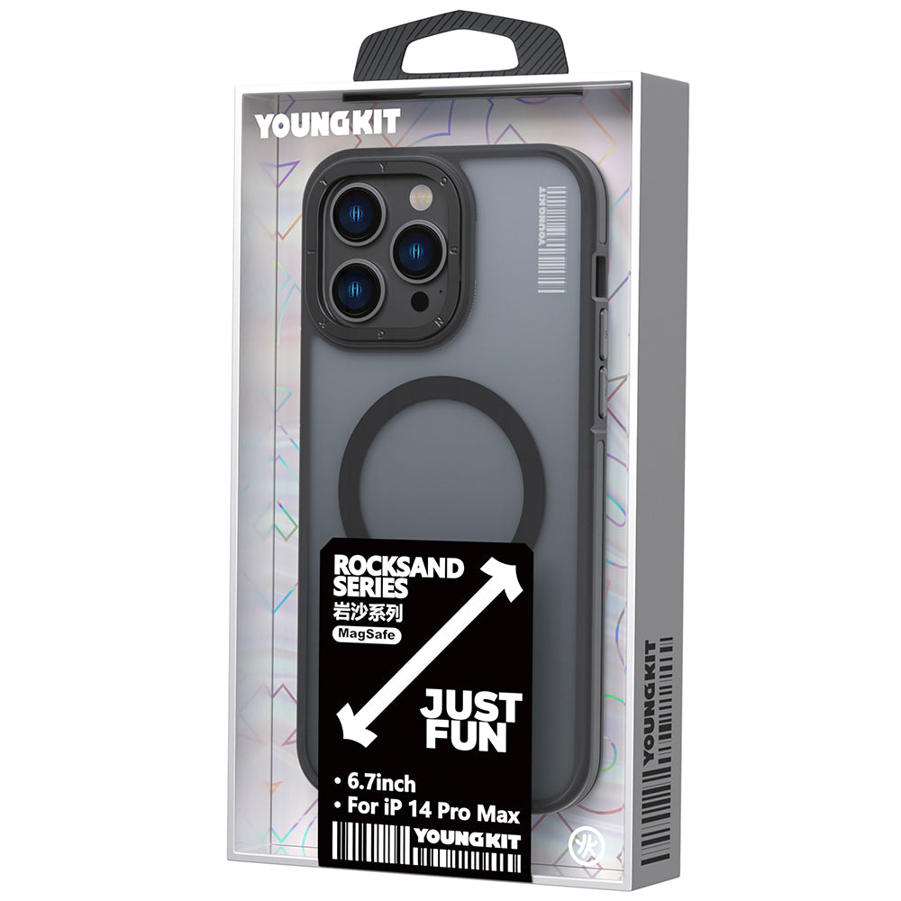 __genel|5|apple-iphone-14-pro-max-kilif-m-safe-sarj-ozellikli-youngkit-rock-sand-serisi-kapak-06|Apple iPhone 14 Pro Max Kılıf MagSafe Şarj Özellikli Youngkit Rock Sand Serisi Kapak