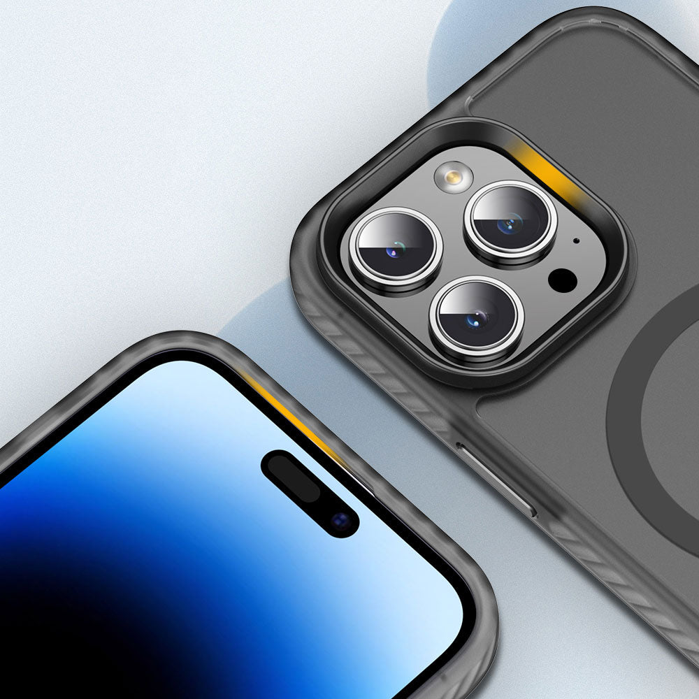 __genel|2|apple-iphone-14-pro-max-kilif-mat-arka-yuzey-wireless-sarj-ozellikli-zore-locik-kapak-03|Apple iPhone 14 Pro Max Kılıf Mat Arka Yüzey Wireless Şarj Özellikli Gordonix Locik Kapak