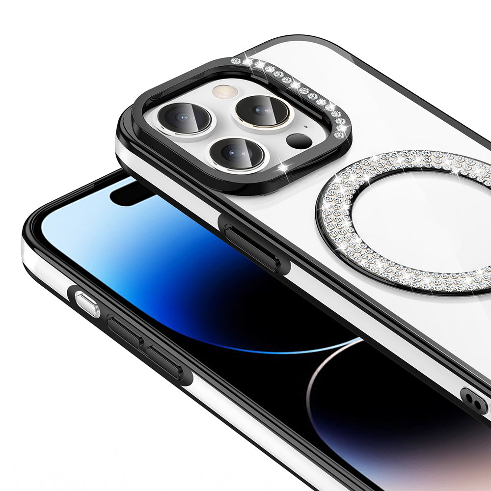 __genel|12|apple-iphone-14-pro-max-kilif-pirlanta-tas-tasarimli-m-safe-sarj-ozellikli-zore-karetta-silikon-kapak-13|Apple iPhone 14 Pro Max Kılıf Pırlanta Taş Tasarımlı MagSafe Şarj Özellikli Gordonix Karetta Silikon Kapak