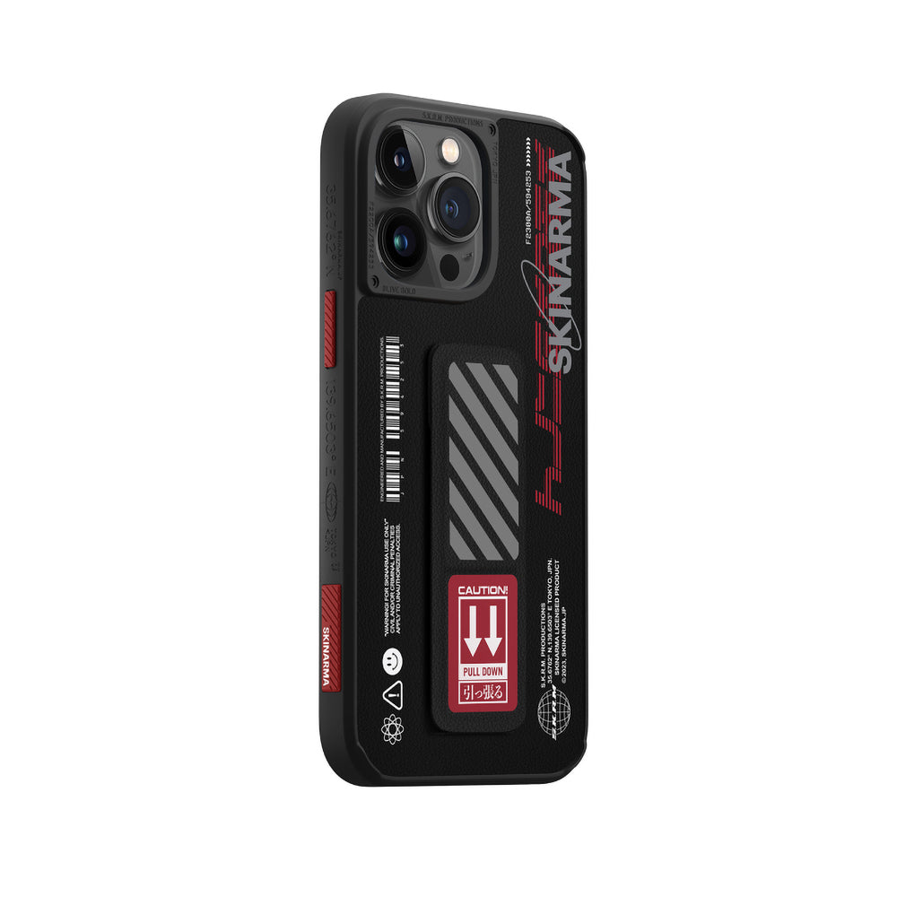 __genel|1|apple-iphone-14-pro-max-kilif-skinarma-standli-deri-gorunumlu-shingoki-kapak-02|Apple iPhone 14 Pro Max Kılıf SkinArma Standlı Deri Görünümlü Shingoki Kapak