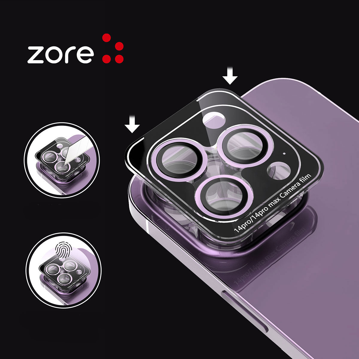 __genel|6|apple-iphone-14-pro-max-zore-cl-12-premium-safir-parmak-izi-birakmayan-anti-reflective-kamera-lens-koruyucu-07|Apple iPhone 14 Pro Max Gordonix CL-12 Premium Safir Parmak İzi Bırakmayan Anti-Reflective Kamera Lens Koruyucu