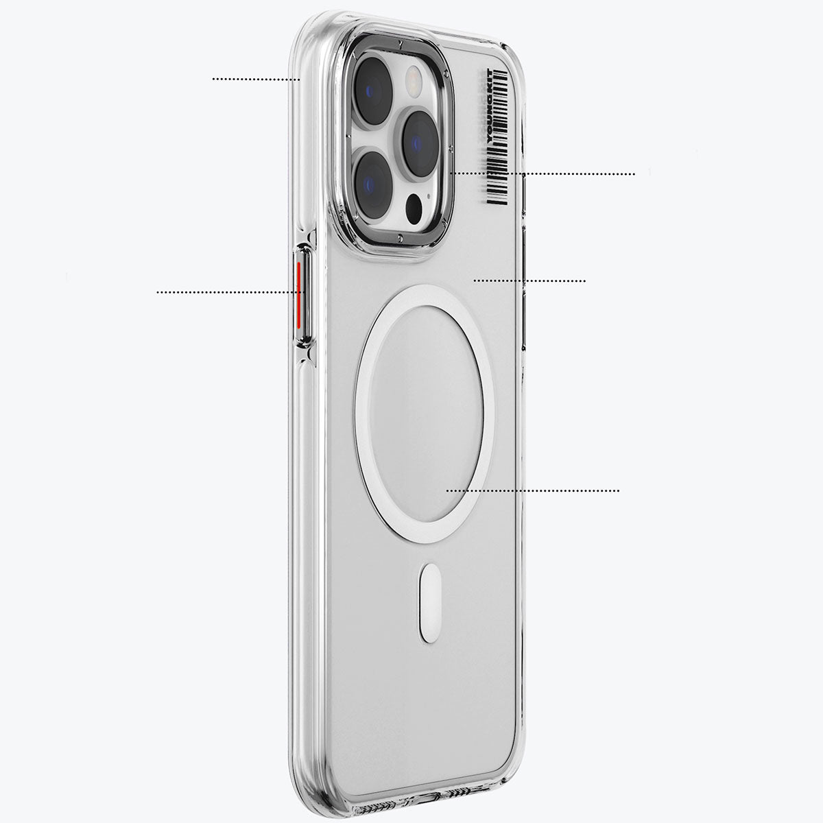 __genel|6|apple-iphone-15-kilif-m-safe-sarj-ozellikli-seffaf-youngkit-crystal-shield-serisi-kapak-07|Apple iPhone 15 Kılıf MagSafe Şarj Özellikli Şeffaf Youngkit Crystal Shield Serisi Kapak