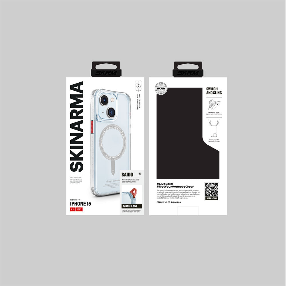 __genel|8|apple-iphone-15-kilif-skinarma-seffaf-airbag-tasarimli-m-safe-sarj-ozellikli-saido-kapak-09|Apple iPhone 15 Kılıf SkinArma Şeffaf Airbag Tasarımlı MagSafe Şarj Özellikli Saido Kapak