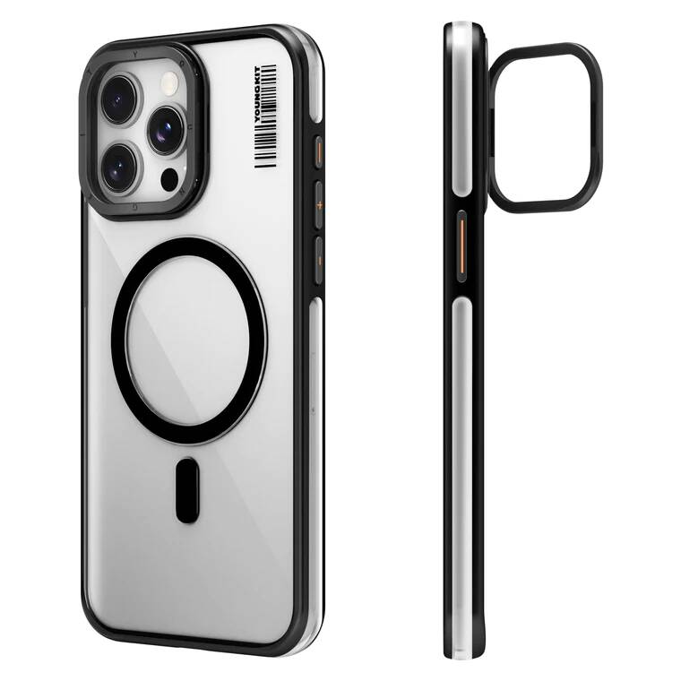 __genel|2|apple-iphone-15-pro-kilif-m-safe-sarj-ozellikli-sararma-onleyici-youngkit-crystal-grid-kapak-03|Apple iPhone 15 Pro Kılıf MagSafe Şarj Özellikli Sararma Önleyici Youngkit Crystal Grid Kapak