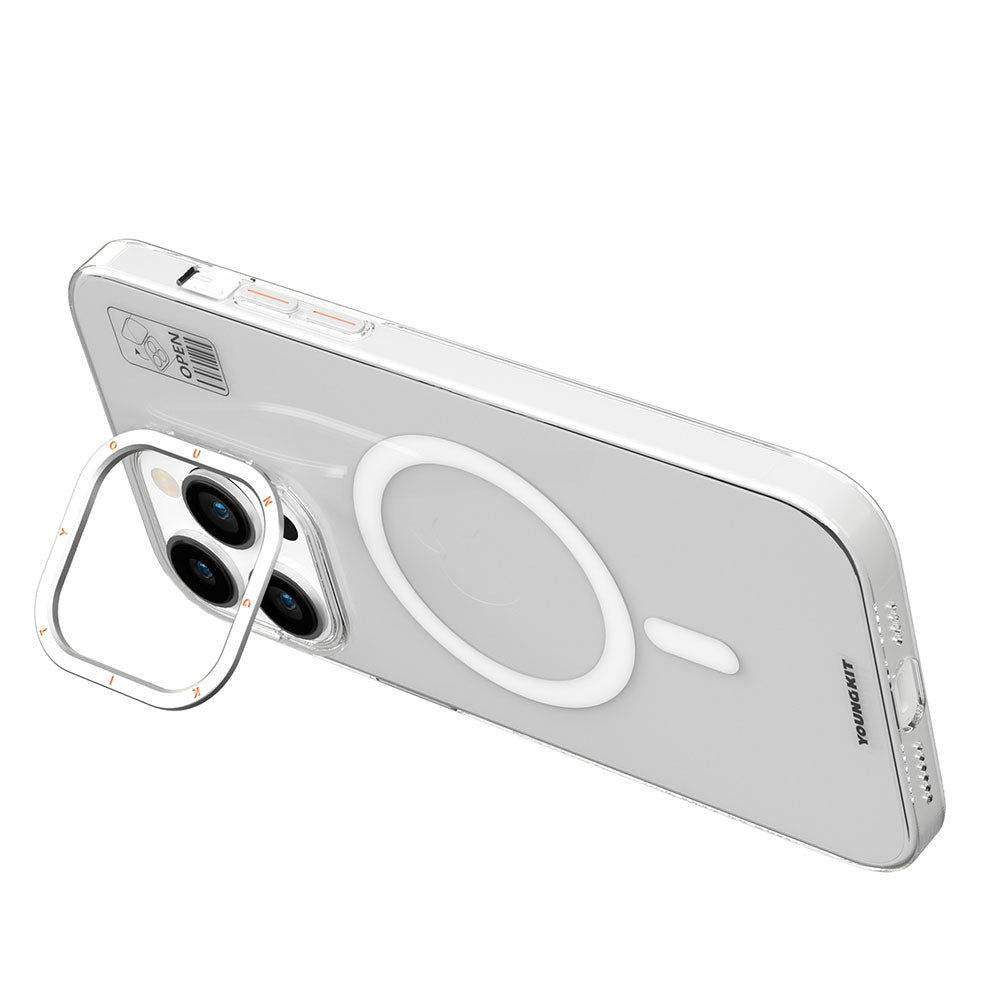 __genel|4|apple-iphone-15-pro-kilif-m-safe-sarj-ozellikli-standli-youngkit-hermit-bracket-serisi-kapak-05|Apple iPhone 15 Pro Kılıf MagSafe Şarj Özellikli Standlı YoungKit Hermit Bracket Serisi Kapak