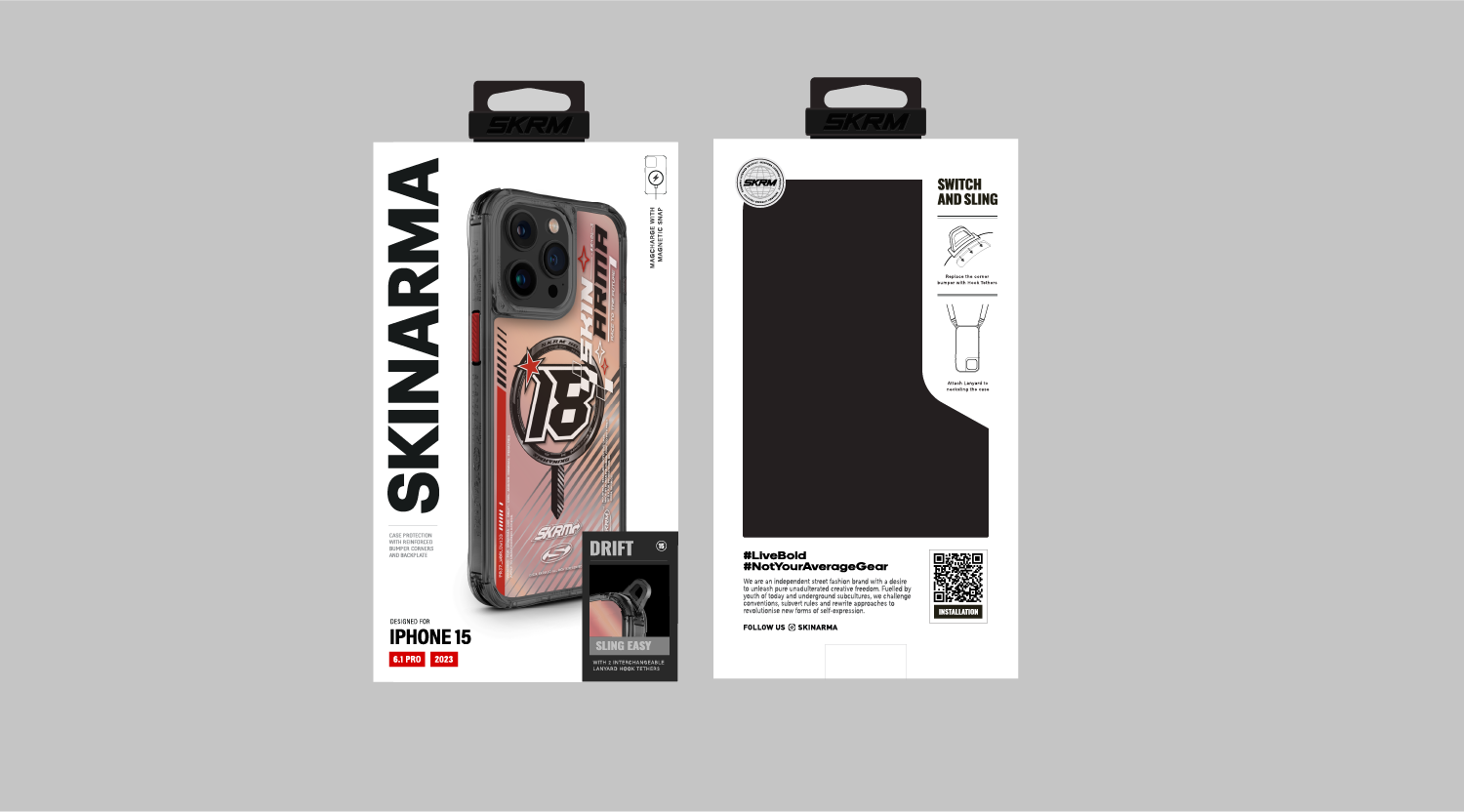 __genel|8|apple-iphone-15-pro-skinarma-m-safe-sarj-ozellikli-sticker-yapistirmali-drift-kapak-09|Apple iPhone 15 Pro SkinArma MagSafe Şarj Özellikli Sticker Yapıştırmalı Drift Kapak