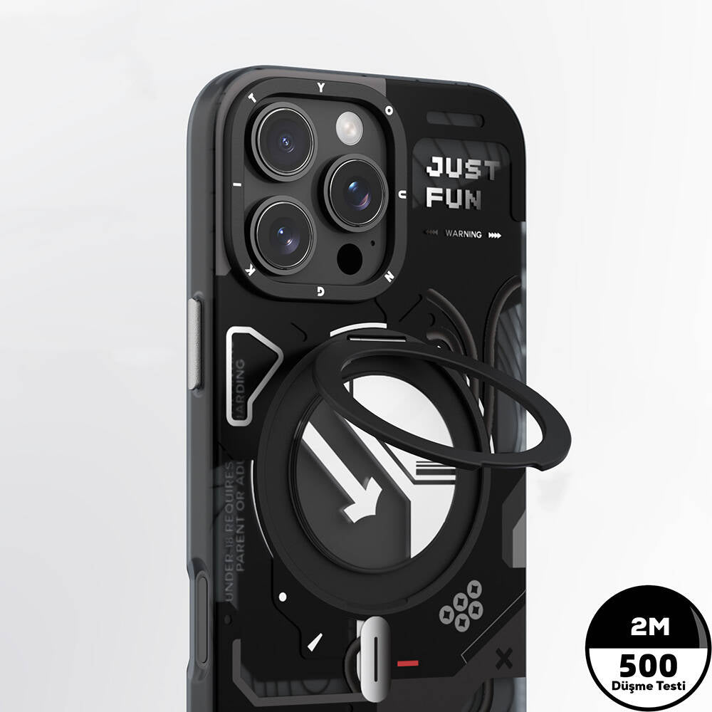 __genel|2|apple-iphone-16-pro-kilif-m-safe-sarj-ozellikli-youngkit-360-standli-starship-serisi-kapak-03|Apple iPhone 16 Pro Kılıf MagSafe Şarj Özellikli Youngkit 360° Standlı Starship Serisi Kapak