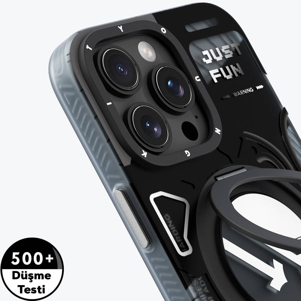 __genel|8|apple-iphone-16-pro-kilif-m-safe-sarj-ozellikli-youngkit-360-standli-starship-serisi-kapak-09|Apple iPhone 16 Pro Kılıf MagSafe Şarj Özellikli Youngkit 360° Standlı Starship Serisi Kapak