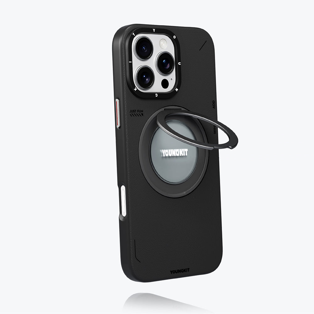 __genel|13|apple-iphone-16-pro-max-kilif-m-safe-sarj-ozellikli-360-standli-basit-mat-deri-desenli-youngkit-tech-leather-serisi-kapak-14|Apple iPhone 16 Pro Max Kılıf MagSafe Şarj Özellikli 360° Standlı Basit Mat Deri Desenli Youngkit Tech Leather Serisi Kapak