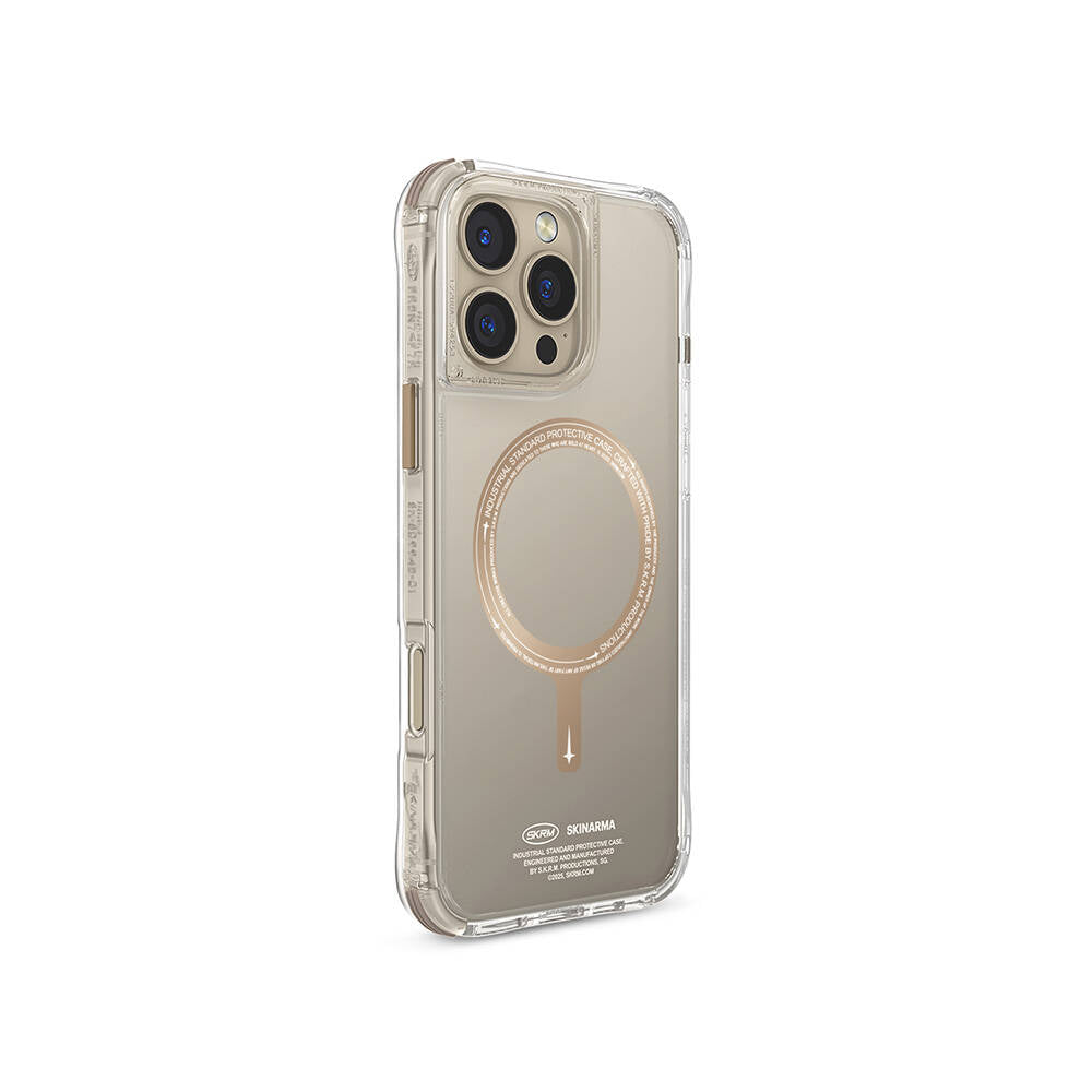__genel|4|apple-iphone-16-pro-max-kilif-m-safe-sarj-ozellikli-airbagli-seffaf-skinarma-saido-prime-kapak-05|Apple iPhone 16 Pro Max Kılıf MagSafe Şarj Özellikli Airbagli Şeffaf SkinArma Saido Prime Kapak