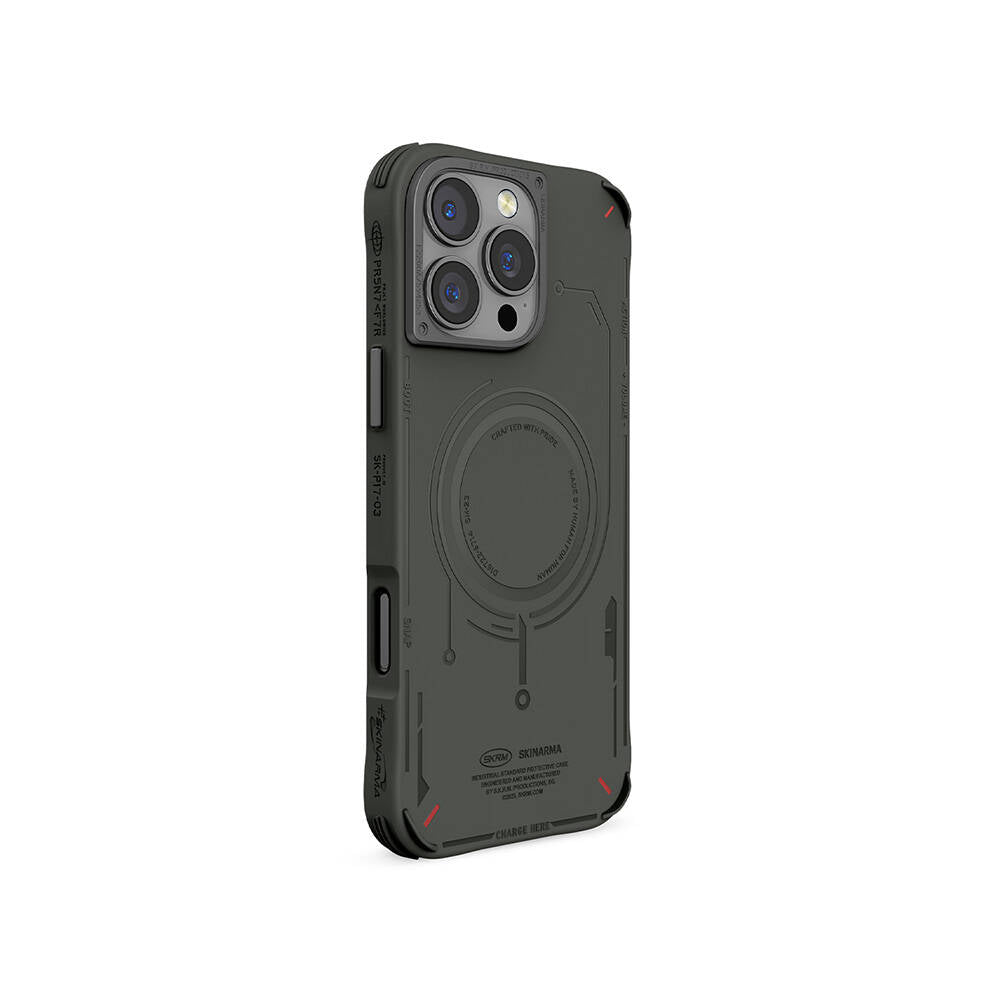 __genel|1|apple-iphone-16-pro-max-kilif-m-safe-sarj-ozellikli-metal-kamera-cerceveli-skinarma-mecha-serisi-kapak-02|Apple iPhone 16 Pro Max Kılıf MagSafe Şarj Özellikli Metal Kamera Çerçeveli Skinarma Mecha Serisi Kapak