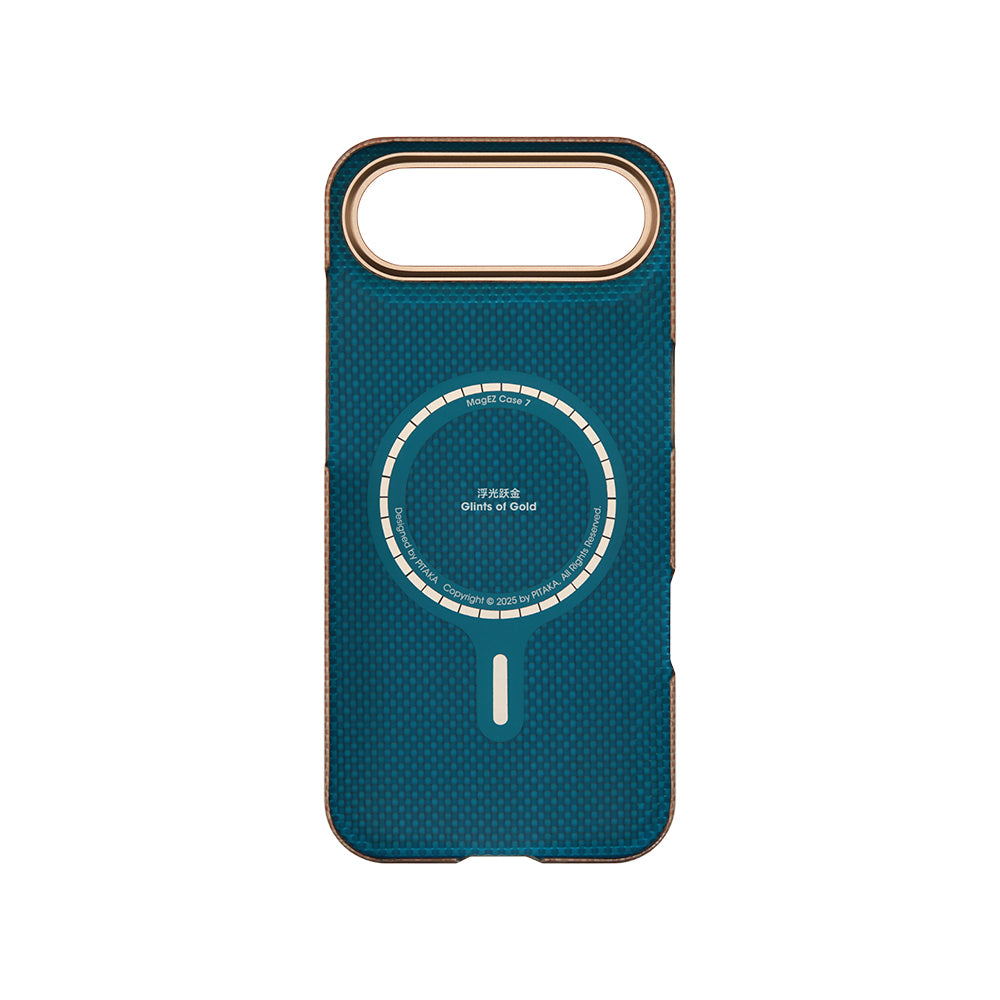 __genel|7|apple-iphone-17-air-kilif-m-safe-sarj-ozellikli-aramid-karbon-fiber-pitaka-glints-of-gold-ultra-slim-serisi-kapak-08|Apple iPhone 17 Air Kılıf MagSafe Şarj Özellikli Aramid Karbon Fiber Pitaka Glints of Gold Ultra Slim Serisi Kapak