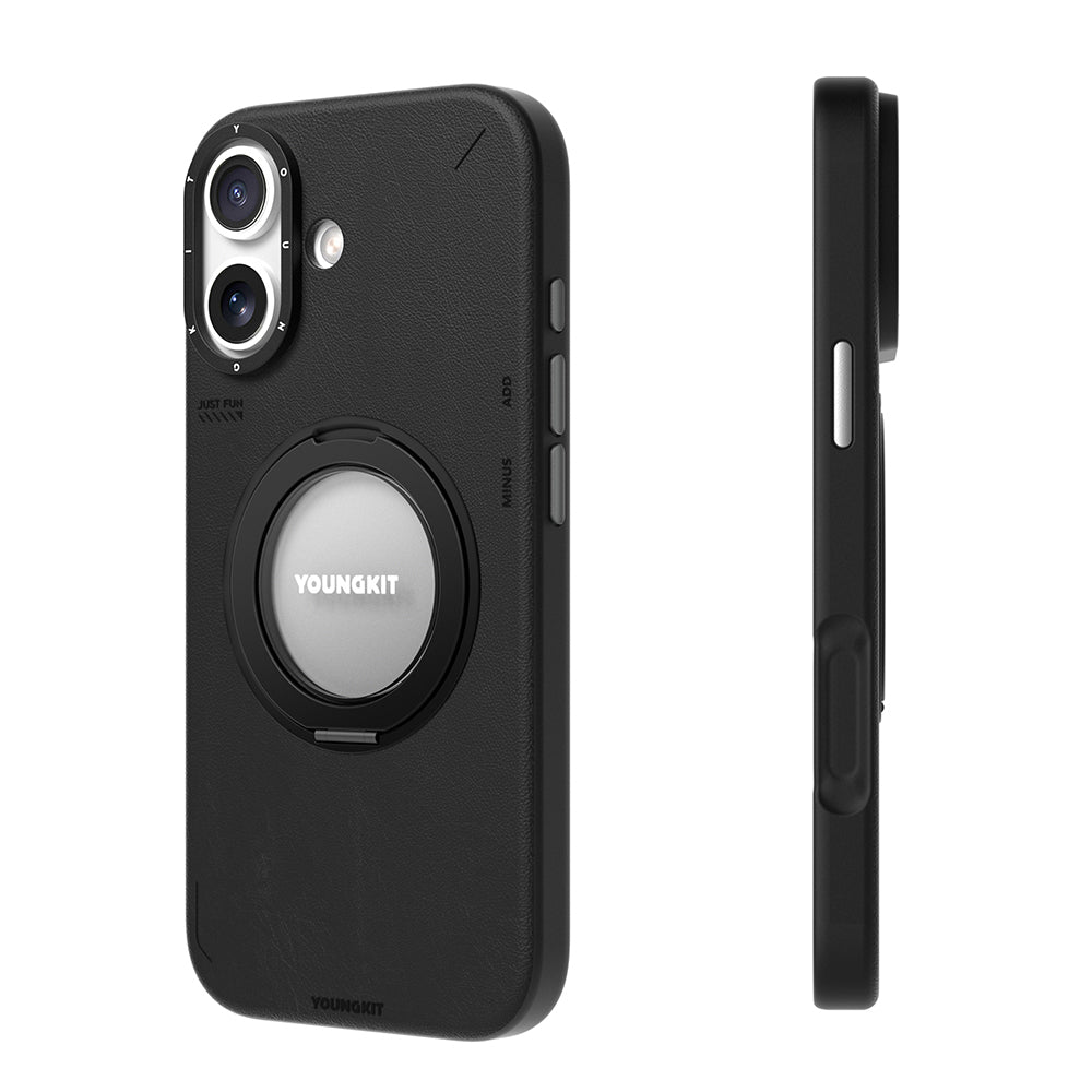 __genel|3|apple-iphone-17-kilif-m-safe-sarj-ozellikli-360-derece-standli-basit-mat-deri-desenli-youngkit-tech-leather-serisi-kapak-04|Apple iPhone 17 Kılıf MagSafe Şarj Özellikli 360 Derece Standlı Basit Mat Deri Desenli Youngkit Tech Leather Serisi Kapak