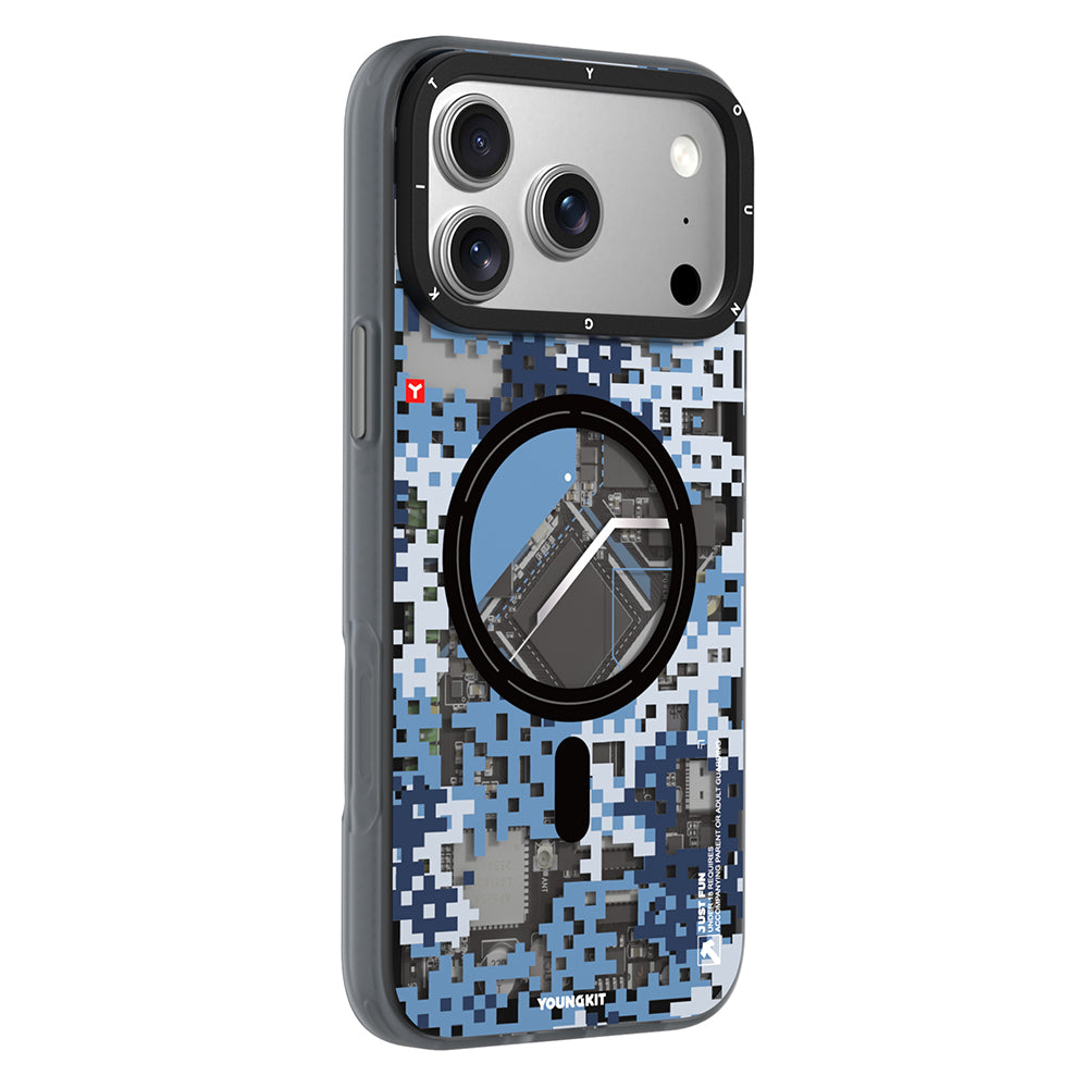 __genel|2|apple-iphone-17-pro-kilif-m-safe-sarj-ozellikli-youngkit-camouflage-sykell-serisi-kapak-03|Apple iPhone 17 Pro Kılıf MagSafe Şarj Özellikli Youngkit Camouflage Sykell Serisi Kapak