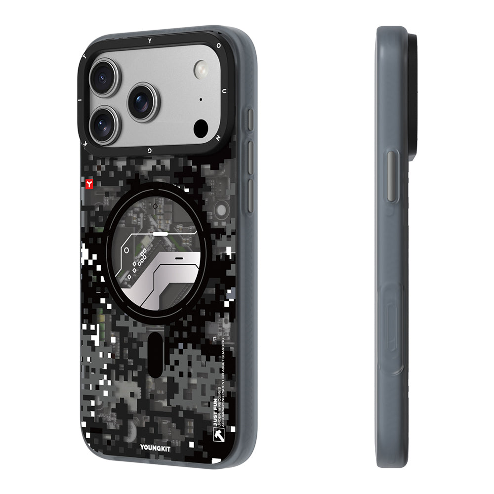 __genel|13|apple-iphone-17-pro-kilif-m-safe-sarj-ozellikli-youngkit-camouflage-sykell-serisi-kapak-14|Apple iPhone 17 Pro Kılıf MagSafe Şarj Özellikli Youngkit Camouflage Sykell Serisi Kapak