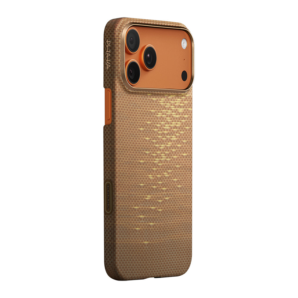 __genel|2|apple-iphone-17-pro-kilif-m-safe-sarj-ozellikli-aramid-karbon-fiber-pitaka-glints-of-gold-ultra-slim-serisi-kapak-03|Apple iPhone 17 Pro Kılıf M-safe Şarj Özellikli Aramid Karbon Fiber Pitaka Glints of Gold Ultra Slim Serisi Kapak