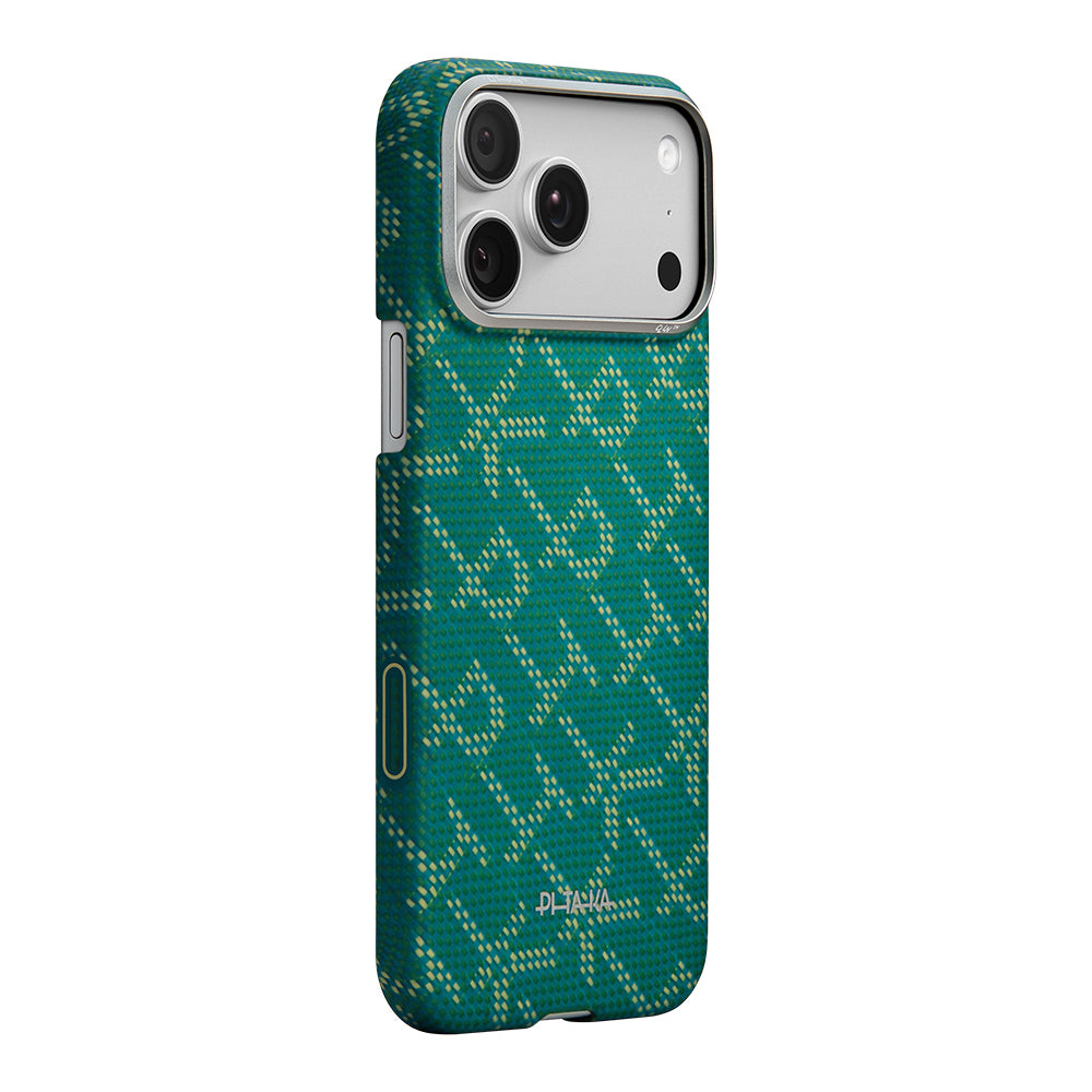 __genel|4|apple-iphone-17-pro-kilif-m-safe-sarj-ozellikli-aramid-karbon-fiber-pitaka-tactile-woven-monogram-serisi-kapak-05|Apple iPhone 17 Pro Kılıf M-safe Şarj Özellikli Aramid Karbon Fiber Pitaka Tactile Woven Monogram Serisi Kapak