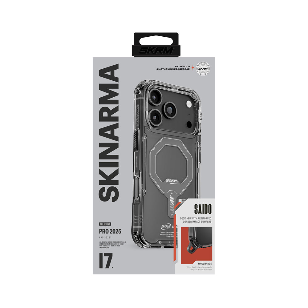 __genel|1|apple-iphone-17-pro-kilif-m-safe-sarj-ozellikli-seffaf-airbag-tasarimli-skinarma-saido-mag-charge-kapak-02|Apple iPhone 17 Pro Kılıf MagSafe Şarj Özellikli Şeffaf Airbag Tasarımlı Skinarma Saido Mag-Charge Kapak