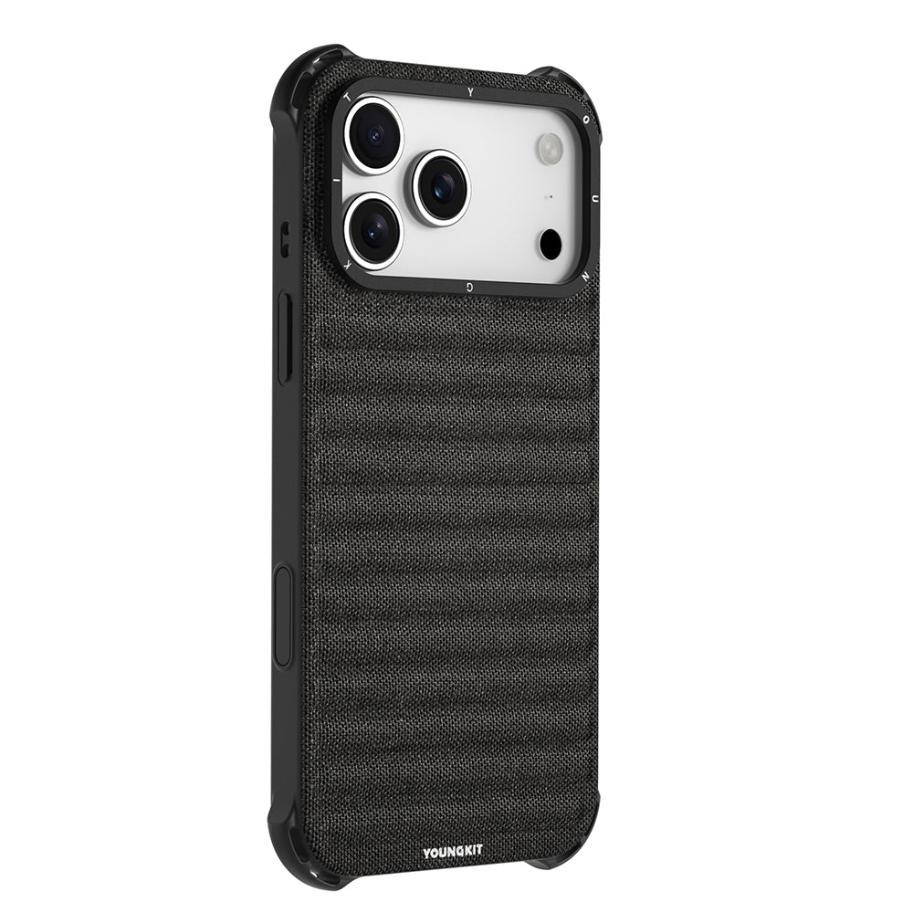 __genel|2|apple-iphone-17-pro-kilif-m-safe-sarj-ozellikli-youngkit-canvas-serisi-kapak-03|Apple iPhone 17 Pro Kılıf MagSafe Şarj Özellikli Youngkit Canvas Serisi Kapak