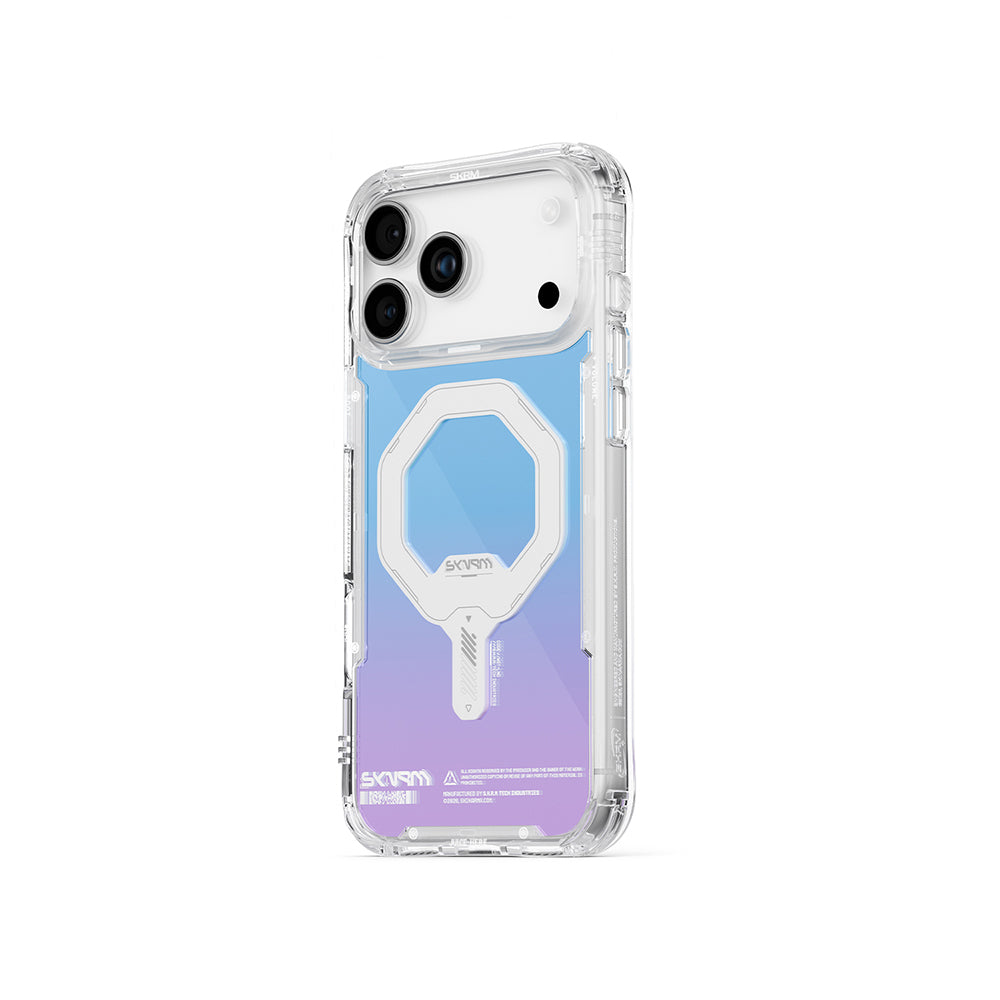 __genel|2|apple-iphone-17-pro-kilif-skinarma-m-safe-sarj-ozellikli-iml-baskili-holografik-myst-kapak-03|Apple iPhone 17 Pro Kılıf Skinarma MagSafe Şarj Özellikli IML Baskılı Holografik MYST Kapak