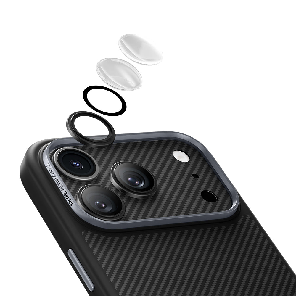 __genel|7|apple-iphone-17-pro-max-benks-armorwarrior-serisi-600d-kevlar-kamera-lens-koruyucu-08|Apple iPhone 17 Pro Max Benks ArmorWarrior Serisi 600D Kevlar Kamera Lens Koruyucu