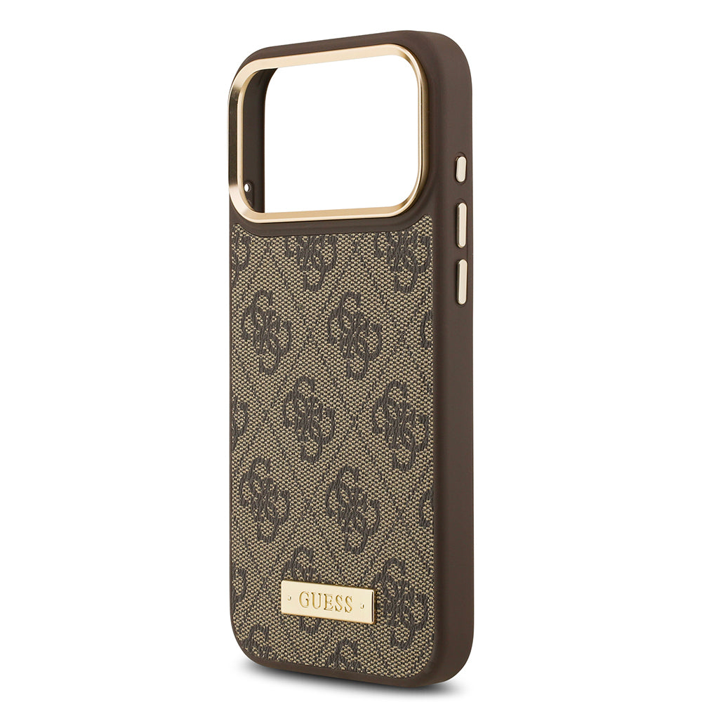 __genel|4|apple-iphone-17-pro-max-kilif-guess-orjinal-lisansli-m-safe-sarj-ozellikli-4g-desenli-pu-metal-plaka-klasik-logolu-kapak-05|Apple iPhone 17 Pro Max Kılıf Guess Orjinal Lisanslı MagSafe Şarj Özellikli 4G Desenli PU Metal Plaka Klasik Logolu Kapak