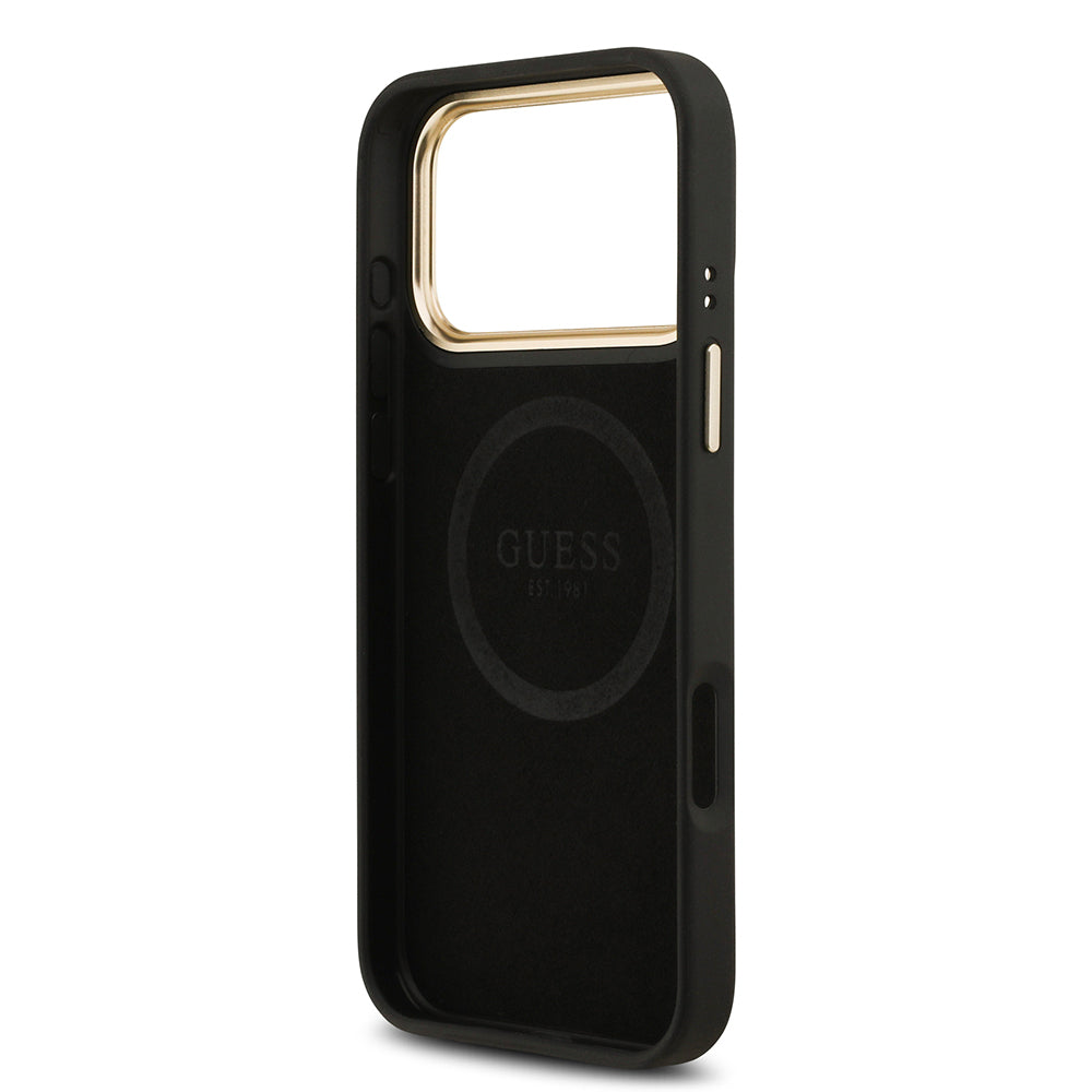 __genel|12|apple-iphone-17-pro-max-kilif-guess-orjinal-lisansli-m-safe-sarj-ozellikli-4g-desenli-pu-metal-plaka-klasik-logolu-kapak-13|Apple iPhone 17 Pro Max Kılıf Guess Orjinal Lisanslı MagSafe Şarj Özellikli 4G Desenli PU Metal Plaka Klasik Logolu Kapak
