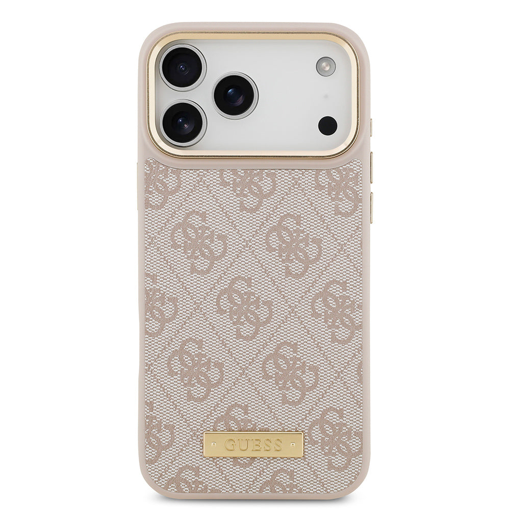 __genel|14|apple-iphone-17-pro-max-kilif-guess-orjinal-lisansli-m-safe-sarj-ozellikli-4g-desenli-pu-metal-plaka-klasik-logolu-kapak-15|Apple iPhone 17 Pro Max Kılıf Guess Orjinal Lisanslı MagSafe Şarj Özellikli 4G Desenli PU Metal Plaka Klasik Logolu Kapak