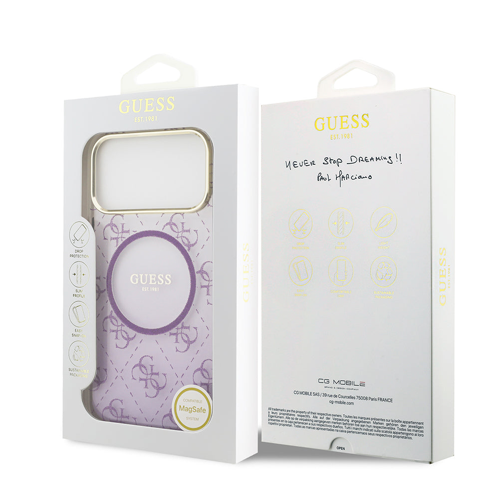 __genel|21|apple-iphone-17-pro-max-kilif-guess-orjinal-lisansli-m-safe-sarj-ozellikli-4g-desenli-simli-silikon-kapak-22|Apple iPhone 17 Pro Max Kılıf Guess Orjinal Lisanslı MagSafe Şarj Özellikli 4G Desenli Simli Silikon Kapak