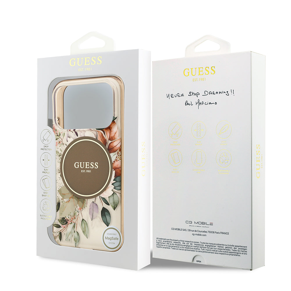 __genel|19|apple-iphone-17-pro-max-kilif-guess-orjinal-lisansli-m-safe-sarj-ozellikli-flower-tonal-circle-kapak-20|Apple iPhone 17 Pro Max Kılıf Guess Orjinal Lisanslı MagSafe Şarj Özellikli Flower Tonal Circle Kapak