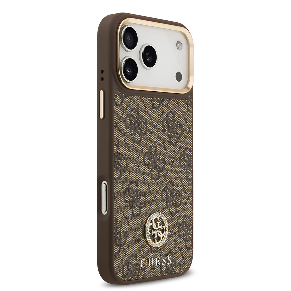__genel|3|apple-iphone-17-pro-max-kilif-guess-orjinal-lisansli-m-safe-sarj-ozellikli-gold-metal-kamera-cerceveli-tasli-4g-logolu-kapak-04|Apple iPhone 17 Pro Max Kılıf Guess Orjinal Lisanslı MagSafe Şarj Özellikli Gold Metal Kamera Çerçeveli Taşlı 4G Logolu Kapak