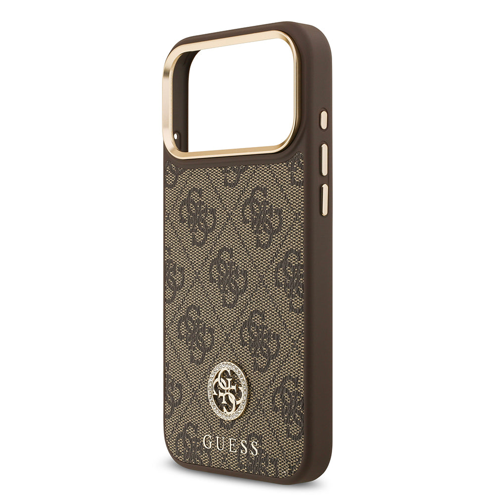 __genel|5|apple-iphone-17-pro-max-kilif-guess-orjinal-lisansli-m-safe-sarj-ozellikli-gold-metal-kamera-cerceveli-tasli-4g-logolu-kapak-06|Apple iPhone 17 Pro Max Kılıf Guess Orjinal Lisanslı MagSafe Şarj Özellikli Gold Metal Kamera Çerçeveli Taşlı 4G Logolu Kapak
