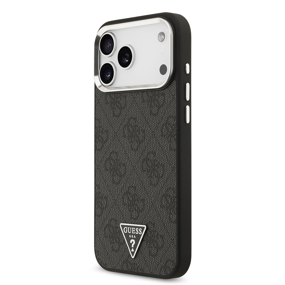 __genel|1|apple-iphone-17-pro-max-kilif-guess-orjinal-lisansli-m-safe-sarj-ozellikli-gumus-metal-kamera-cerceveli-ucgen-logo-4g-desenli-kapak-02|Apple iPhone 17 Pro Max Kılıf Guess Orjinal Lisanslı MagSafe Şarj Özellikli Gümüş Metal Kamera Çerçeveli Üçgen Logo 4G Desenli Kapak