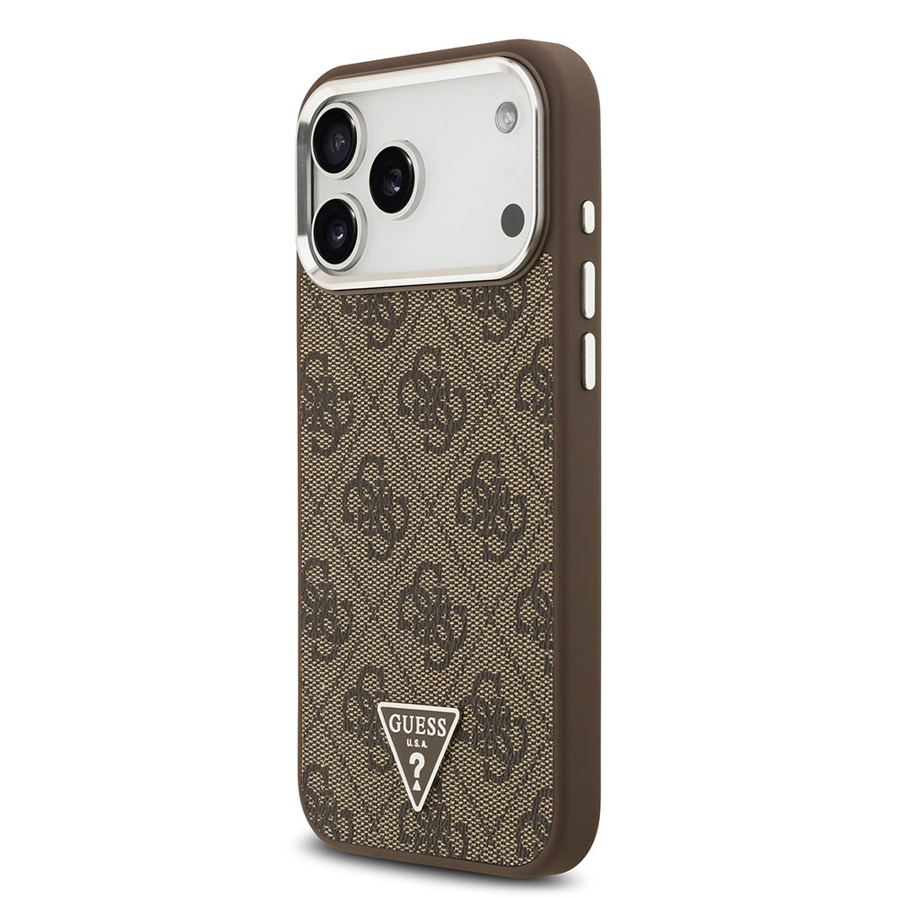 __genel|8|apple-iphone-17-pro-max-kilif-guess-orjinal-lisansli-m-safe-sarj-ozellikli-gumus-metal-kamera-cerceveli-ucgen-logo-4g-desenli-kapak-09|Apple iPhone 17 Pro Max Kılıf Guess Orjinal Lisanslı MagSafe Şarj Özellikli Gümüş Metal Kamera Çerçeveli Üçgen Logo 4G Desenli Kapak