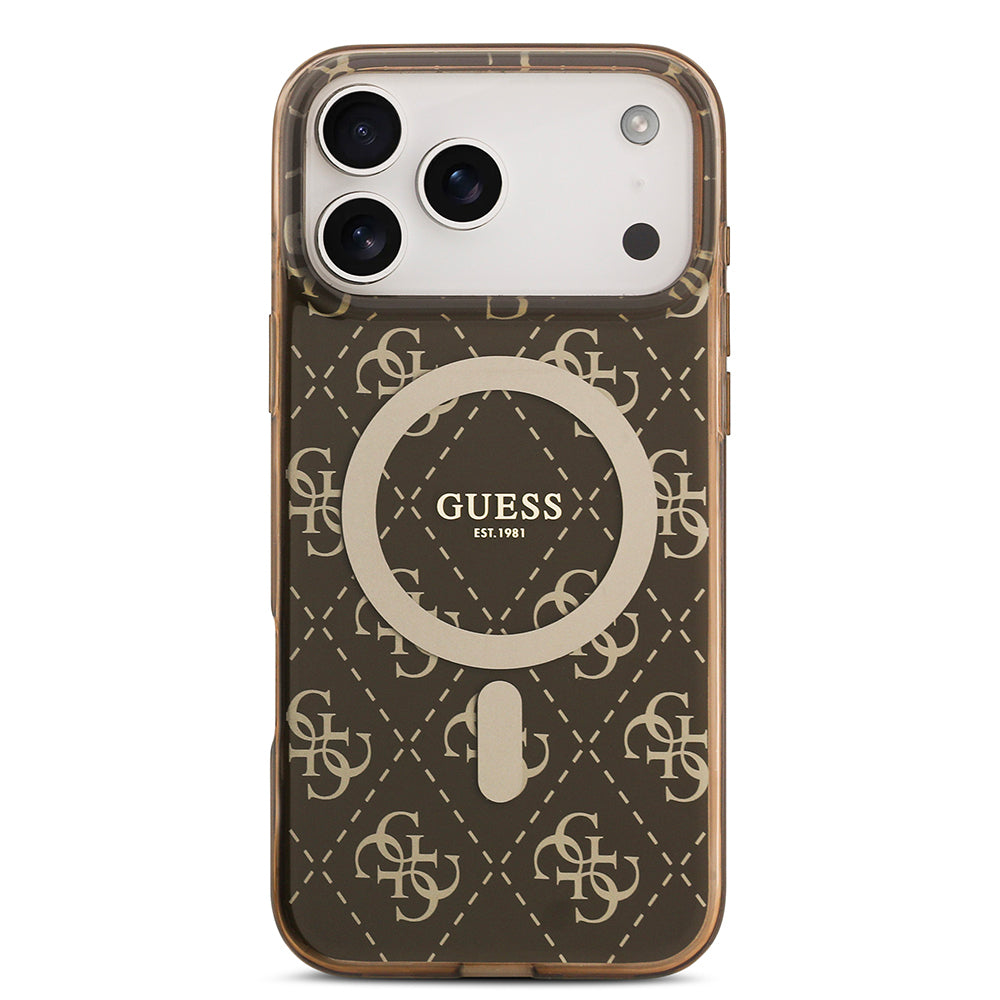 __genel|2|apple-iphone-17-pro-max-kilif-guess-orjinal-lisansli-m-safe-sarj-ozellikli-iml-baskili-klasik-logolu-4g-desenli-kapak-03|Apple iPhone 17 Pro Max Kılıf Guess Orjinal Lisanslı MagSafe Şarj Özellikli IML Baskılı Klasik Logolu 4G Desenli Kapak