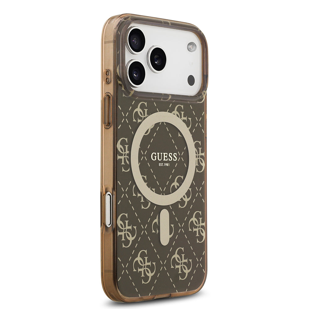 __genel|3|apple-iphone-17-pro-max-kilif-guess-orjinal-lisansli-m-safe-sarj-ozellikli-iml-baskili-klasik-logolu-4g-desenli-kapak-04|Apple iPhone 17 Pro Max Kılıf Guess Orjinal Lisanslı MagSafe Şarj Özellikli IML Baskılı Klasik Logolu 4G Desenli Kapak