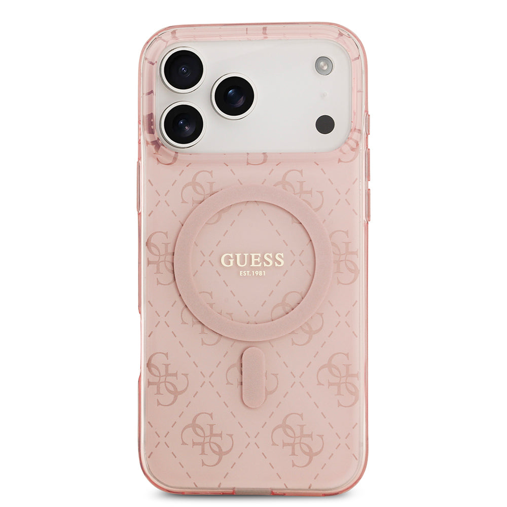 __genel|8|apple-iphone-17-pro-max-kilif-guess-orjinal-lisansli-m-safe-sarj-ozellikli-iml-baskili-klasik-logolu-4g-desenli-kapak-09|Apple iPhone 17 Pro Max Kılıf Guess Orjinal Lisanslı MagSafe Şarj Özellikli IML Baskılı Klasik Logolu 4G Desenli Kapak