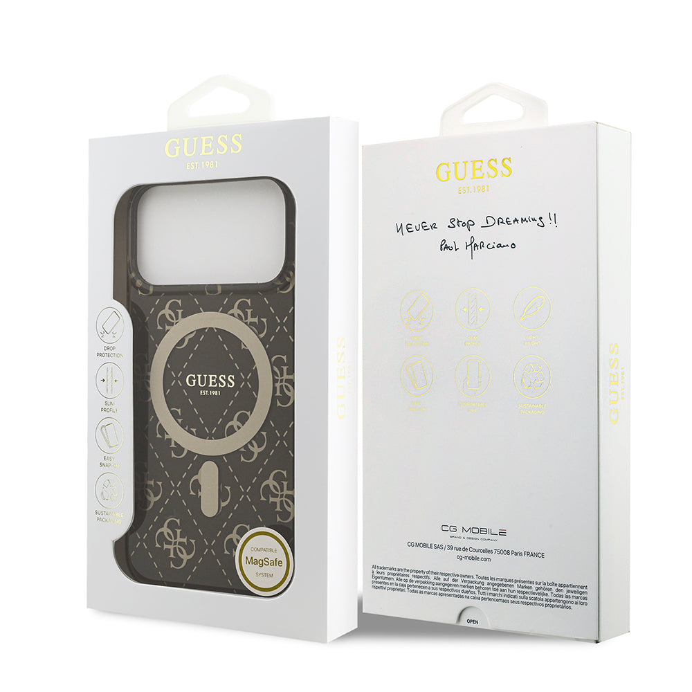 __genel|13|apple-iphone-17-pro-max-kilif-guess-orjinal-lisansli-m-safe-sarj-ozellikli-iml-baskili-klasik-logolu-4g-desenli-kapak-14|Apple iPhone 17 Pro Max Kılıf Guess Orjinal Lisanslı MagSafe Şarj Özellikli IML Baskılı Klasik Logolu 4G Desenli Kapak