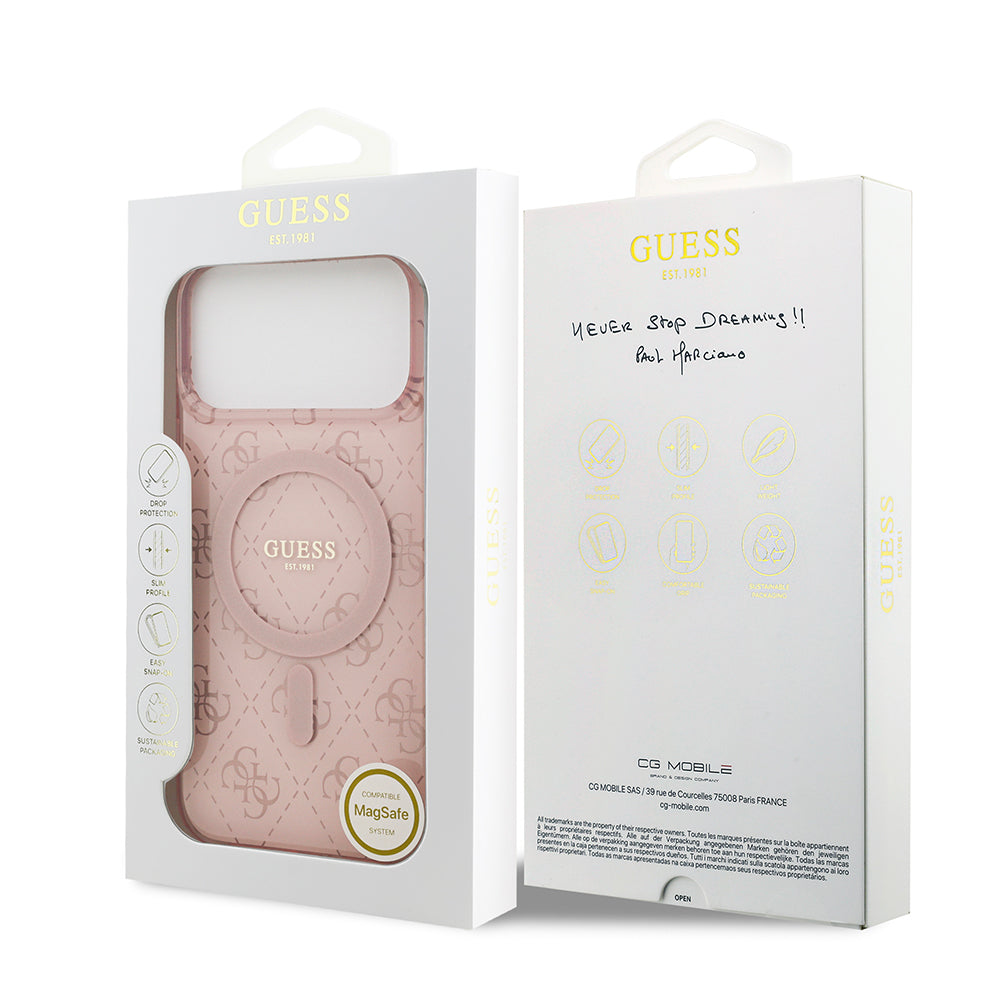 __genel|14|apple-iphone-17-pro-max-kilif-guess-orjinal-lisansli-m-safe-sarj-ozellikli-iml-baskili-klasik-logolu-4g-desenli-kapak-15|Apple iPhone 17 Pro Max Kılıf Guess Orjinal Lisanslı MagSafe Şarj Özellikli IML Baskılı Klasik Logolu 4G Desenli Kapak