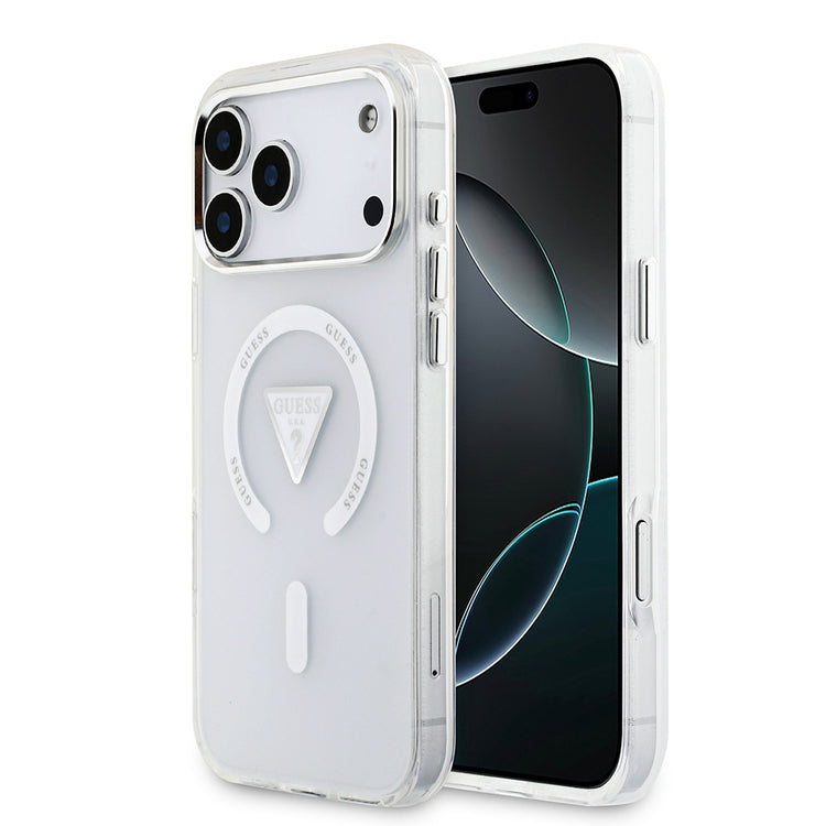 __genel|0|apple-iphone-17-pro-max-kilif-guess-orjinal-lisansli-m-safe-sarj-ozellikli-iml-baskili-ucgen-logolu-metal-kamera-cerceveli-kapak-01|Apple iPhone 17 Pro Max Kılıf Guess Orjinal Lisanslı MagSafe Şarj Özellikli IML Baskılı Üçgen Logolu Metal Kamera Çerçeveli Kapak