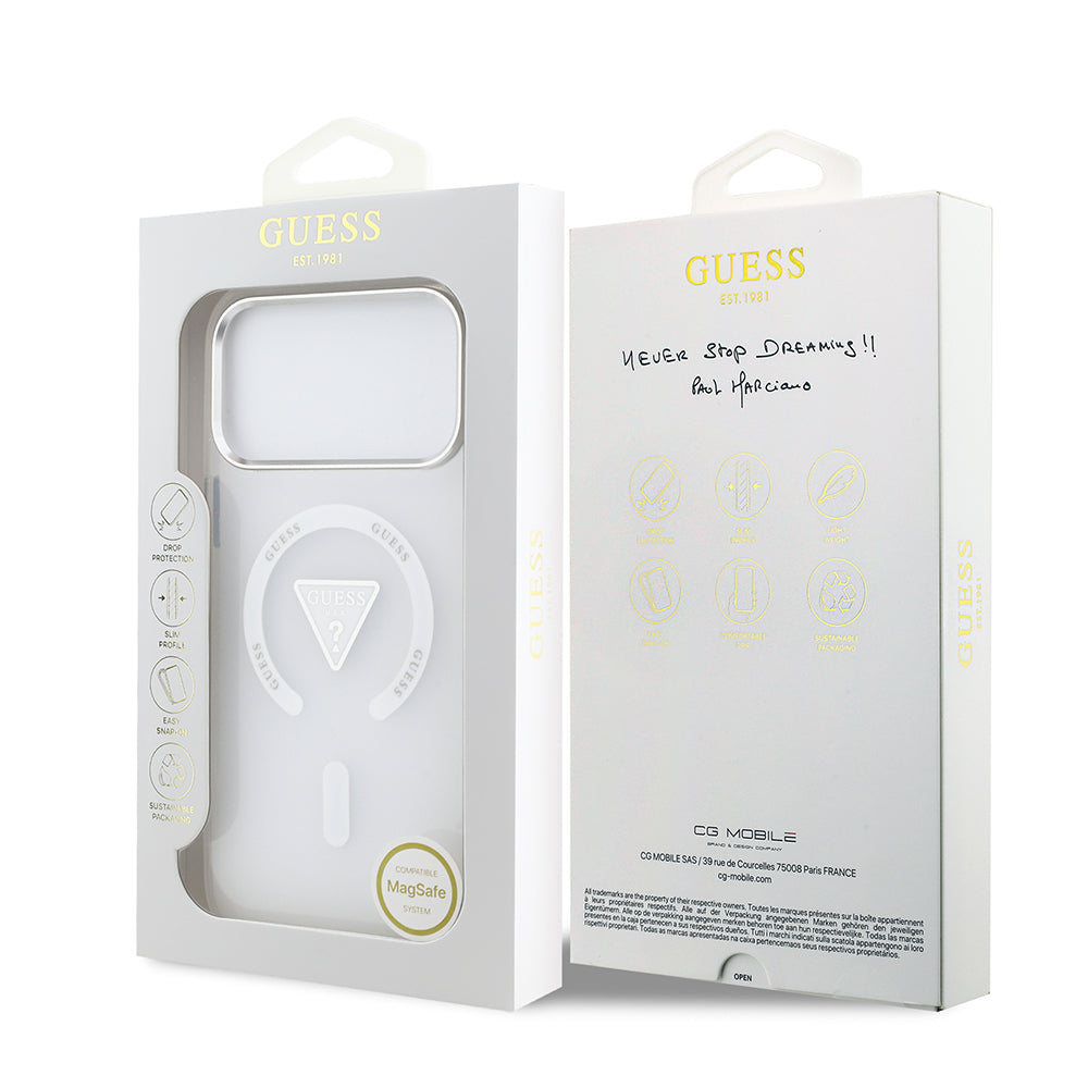 __genel|13|apple-iphone-17-pro-max-kilif-guess-orjinal-lisansli-m-safe-sarj-ozellikli-iml-baskili-ucgen-logolu-metal-kamera-cerceveli-kapak-14|Apple iPhone 17 Pro Max Kılıf Guess Orjinal Lisanslı MagSafe Şarj Özellikli IML Baskılı Üçgen Logolu Metal Kamera Çerçeveli Kapak