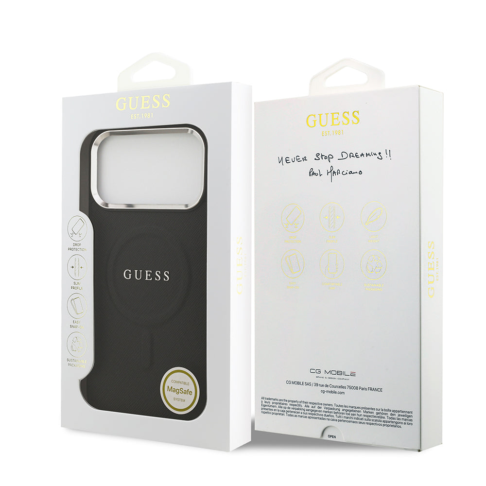__genel|14|apple-iphone-17-pro-max-kilif-guess-orjinal-lisansli-m-safe-sarj-ozellikli-klasik-yazi-logolu-pu-deri-kapak-15|Apple iPhone 17 Pro Max Kılıf Guess Orjinal Lisanslı MagSafe Şarj Özellikli Klasik Yazı Logolu PU Deri Kapak