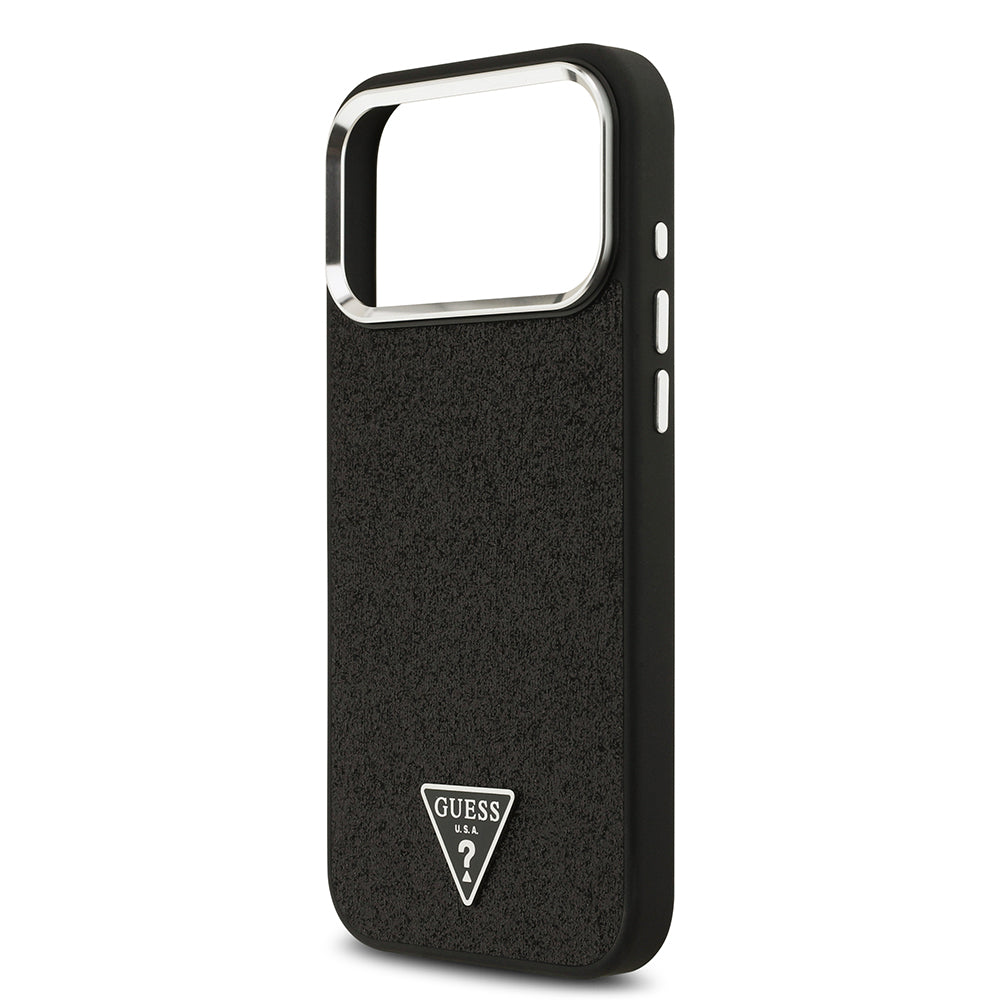 __genel|5|apple-iphone-17-pro-max-kilif-guess-orjinal-lisansli-m-safe-sarj-ozellikli-metal-kamera-cerceveli-ucgen-logolu-glitter-kapak-06|Apple iPhone 17 Pro Max Kılıf Guess Orjinal Lisanslı MagSafe Şarj Özellikli Metal Kamera Çerçeveli Üçgen Logolu Glitter Kapak