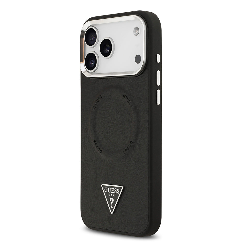 __genel|1|apple-iphone-17-pro-max-kilif-guess-orjinal-lisansli-m-safe-sarj-ozellikli-pu-deri-metal-kamera-cerceveli-ucgen-logolu-kapak-02|Apple iPhone 17 Pro Max Kılıf Guess Orjinal Lisanslı MagSafe Şarj Özellikli PU Deri Metal Kamera Çerçeveli Üçgen Logolu Kapak