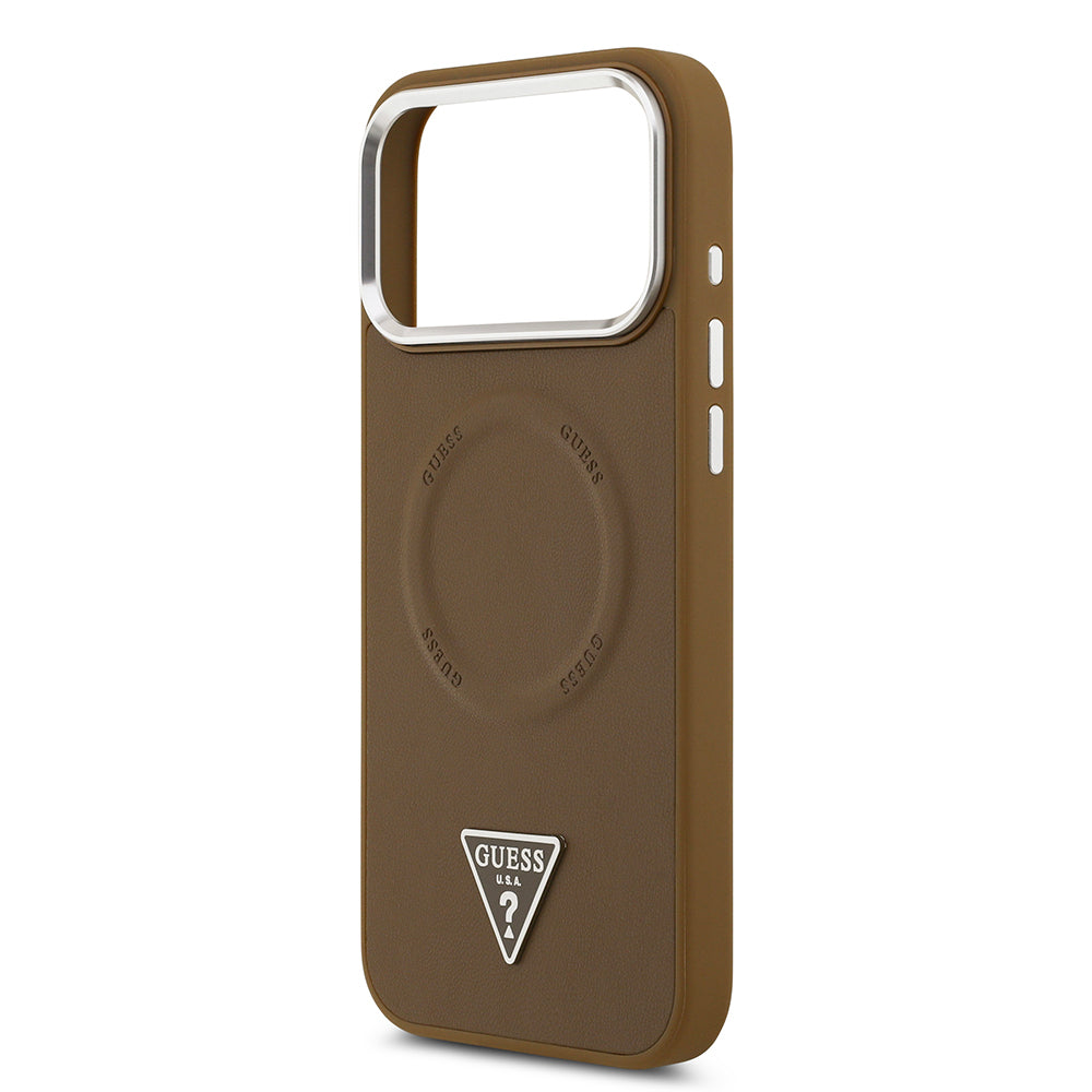 __genel|12|apple-iphone-17-pro-max-kilif-guess-orjinal-lisansli-m-safe-sarj-ozellikli-pu-deri-metal-kamera-cerceveli-ucgen-logolu-kapak-13|Apple iPhone 17 Pro Max Kılıf Guess Orjinal Lisanslı MagSafe Şarj Özellikli PU Deri Metal Kamera Çerçeveli Üçgen Logolu Kapak