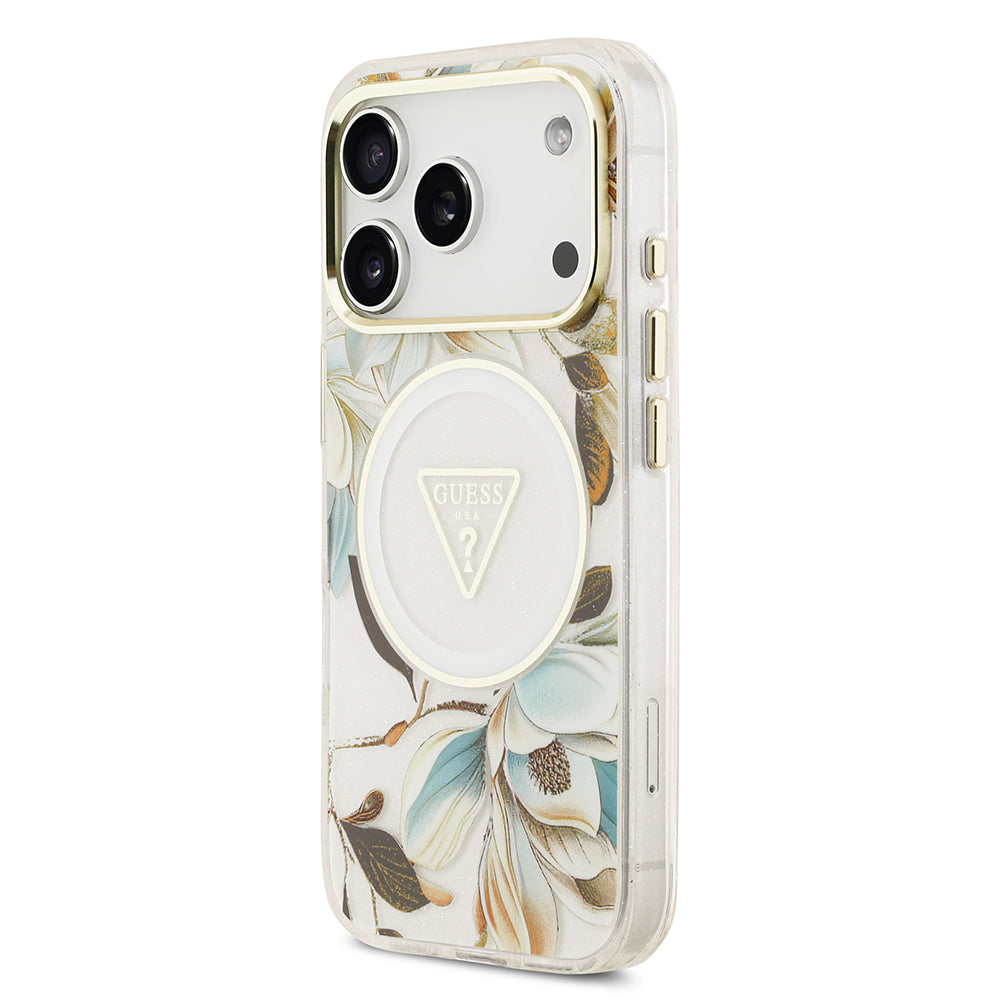 __genel|7|apple-iphone-17-pro-max-kilif-guess-orjinal-lisansli-m-safe-sarj-ozellikli-simli-cicek-desenli-metal-kamera-cerceveli-ucgen-logolu-kapak-08|Apple iPhone 17 Pro Max Kılıf Guess Orjinal Lisanslı MagSafe Şarj Özellikli Simli Çiçek Desenli Metal Kamera Çerçeveli Üçgen Logolu Kapak