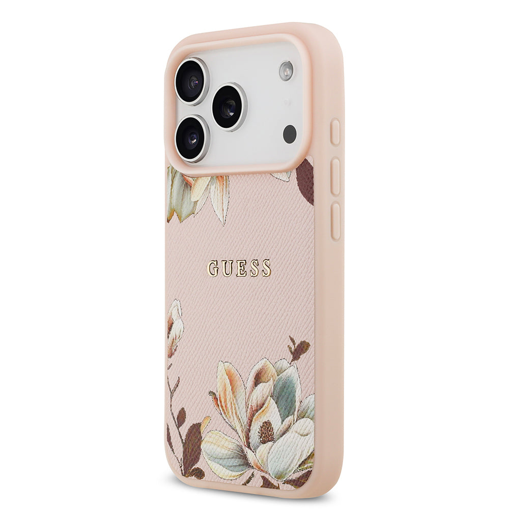 __genel|7|apple-iphone-17-pro-max-kilif-guess-orjinal-lisansli-m-safe-sarj-ozellikli-taneli-cicek-tasarimli-metal-yazi-logolu-kapak-08|Apple iPhone 17 Pro Max Kılıf Guess Orjinal Lisanslı MagSafe Şarj Özellikli Taneli Çiçek Tasarımlı Metal Yazı Logolu Kapak