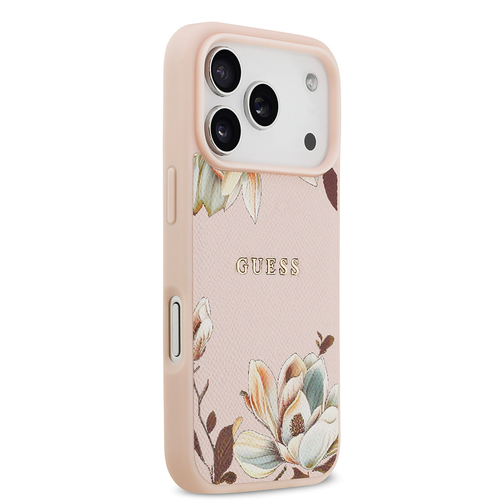 __genel|9|apple-iphone-17-pro-max-kilif-guess-orjinal-lisansli-m-safe-sarj-ozellikli-taneli-cicek-tasarimli-metal-yazi-logolu-kapak-10|Apple iPhone 17 Pro Max Kılıf Guess Orjinal Lisanslı MagSafe Şarj Özellikli Taneli Çiçek Tasarımlı Metal Yazı Logolu Kapak