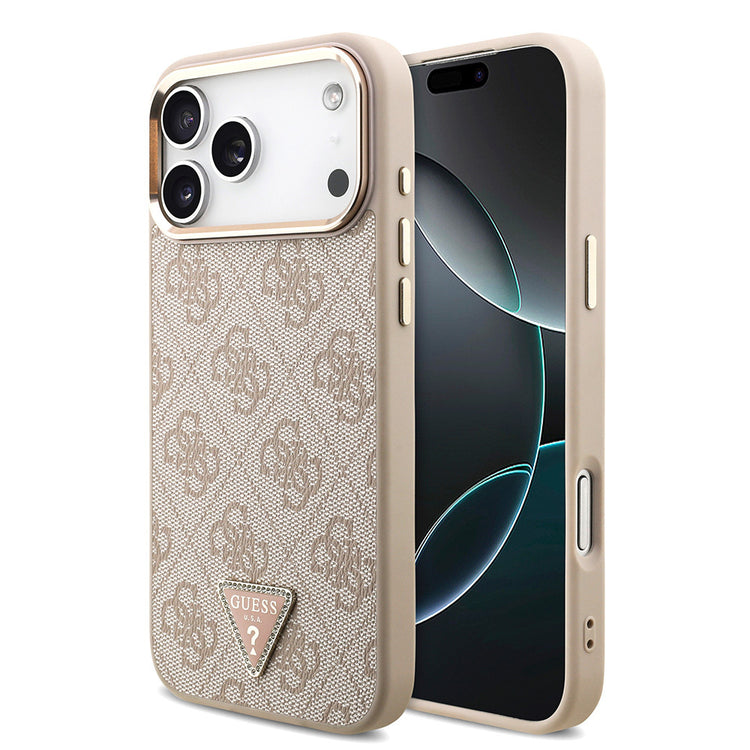 __genel|0|apple-iphone-17-pro-max-kilif-guess-orjinal-lisansli-m-safe-sarj-ozellikli-tasli-ucgen-logo-4g-desenli-kapak-01|Apple iPhone 17 Pro Max Kılıf Guess Orjinal Lisanslı MagSafe Şarj Özellikli Taşlı Üçgen Logo 4G Desenli Kapak