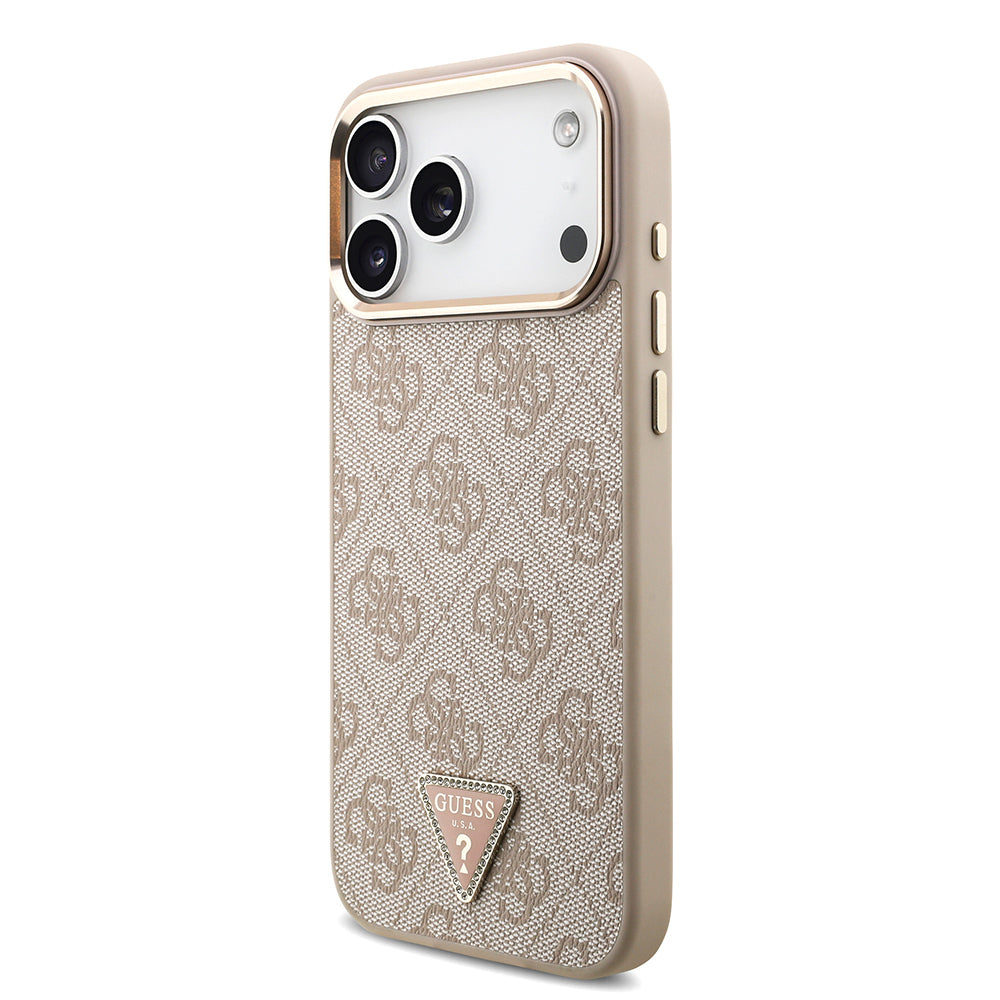 __genel|1|apple-iphone-17-pro-max-kilif-guess-orjinal-lisansli-m-safe-sarj-ozellikli-tasli-ucgen-logo-4g-desenli-kapak-02|Apple iPhone 17 Pro Max Kılıf Guess Orjinal Lisanslı MagSafe Şarj Özellikli Taşlı Üçgen Logo 4G Desenli Kapak